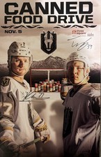 Henderson Silver Knights Kai Uchacz and Tuomas Uronen Signed 11 X 17 poster. 