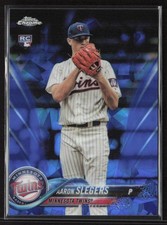 2018 Topps Chrome Sapphire Edition #277 Aaron Slegers