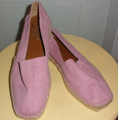 Franco Sarto Orchid Canvas Espadrilles Shoes 7 M