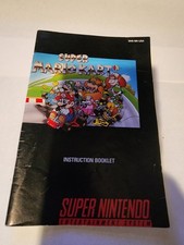 Super Mario Kart SNES Super Nintendo Manual Instruction Booklet ONLY NICE