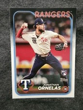 2024 Topps Baseball Series 2 #575 Jonathan Ornelas RC - Texas Rangers