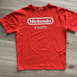 Nintendo Kyoto Japan Limited Logo T-shirt Red Men’s: Size XL