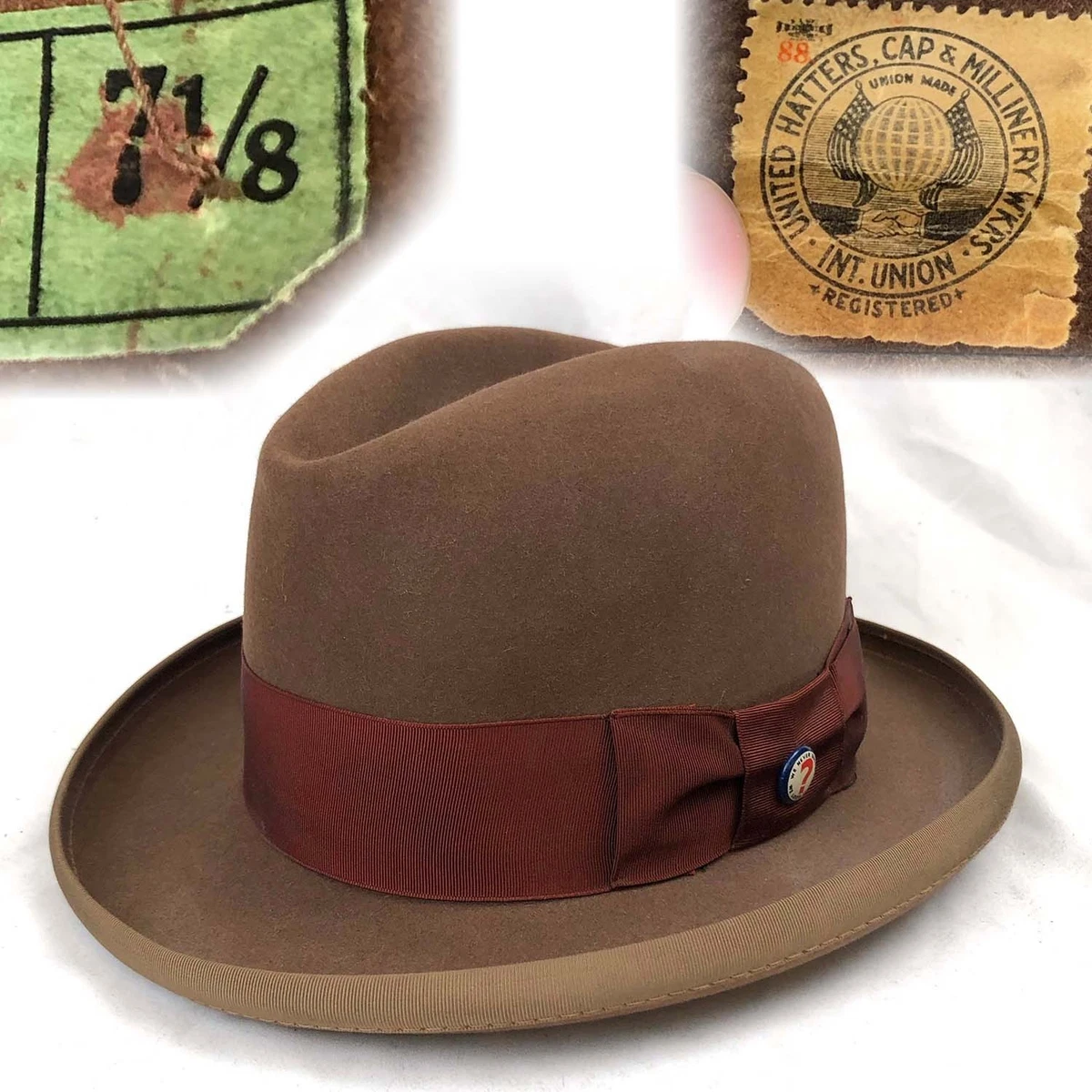 Fitted Original 1940s Vintage Hats for Men for sale | eBay