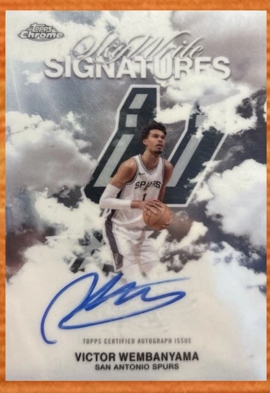 Topps San Antonio Spurs Basketball Autographed Sports Trading