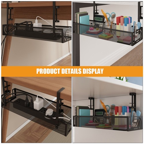 Cord Management Box under Desk Office Organizer Cable Storage Organiser - Afbeelding 3 van 12