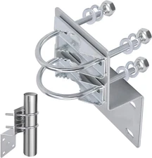 Pole Mounting Bracket, Antenna Mount Heavy Duty Medium 
