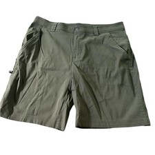 Columbia Omni-Shield Mens Green Cargo Shorts Nylon Blend Size 38