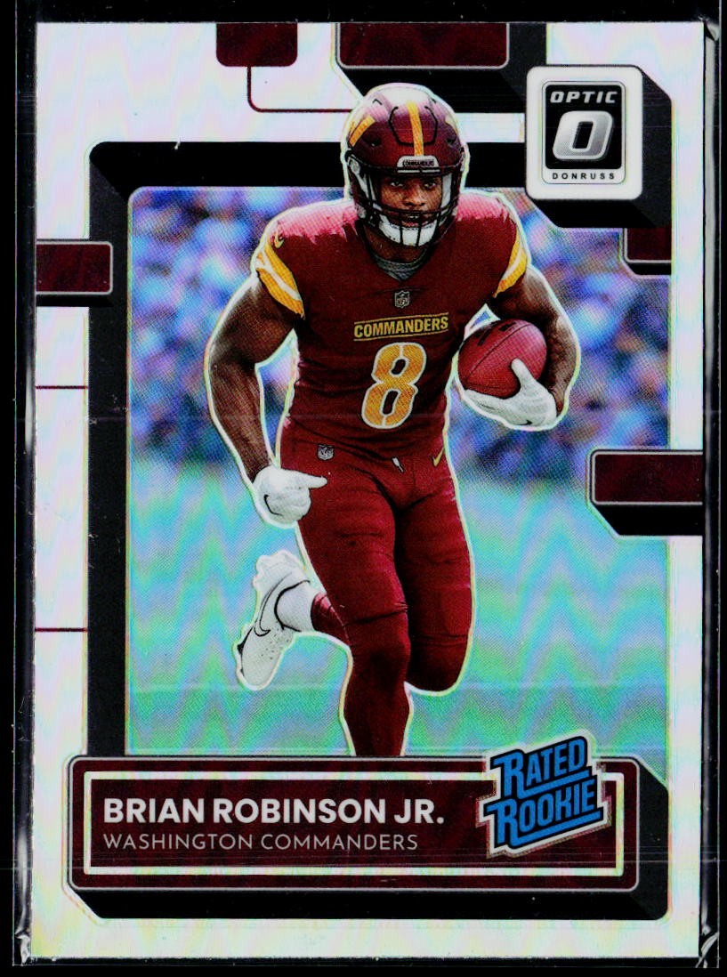2022 Panini Contenders Optic #64 Brian Robinson Jr. Silver