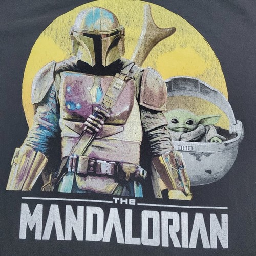 Star Wars The Mandalorian T Shirt Uomo Taglia XL Extra Large Quinto Sole Shirt - Foto 5 di 19