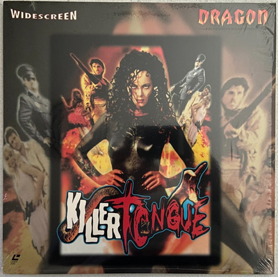 KILLER TONGUE Killertongue ! DRAGON UNCUT Limited Laserdisc Deutsch LASER DISC