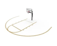 Murray Sporting Goods Basketball Court Marking Stencil Kit for Driveway, Asph...