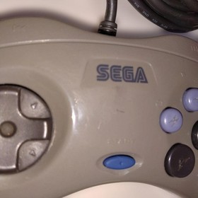 SEGA SATURN HST-3200 Console Gray W/Controller Set Collectible13+ #646