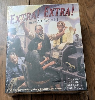 EXTRA! EXTRA! Lesen Sie alles darüber! Zeitungsspiel - Mayfair Games, (2015) Neu 