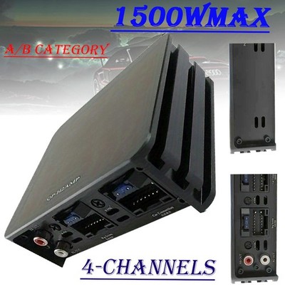 4-Ch 1500W High-Fidelity Android Amp - Car Audio & Home Stereo System Upgrade