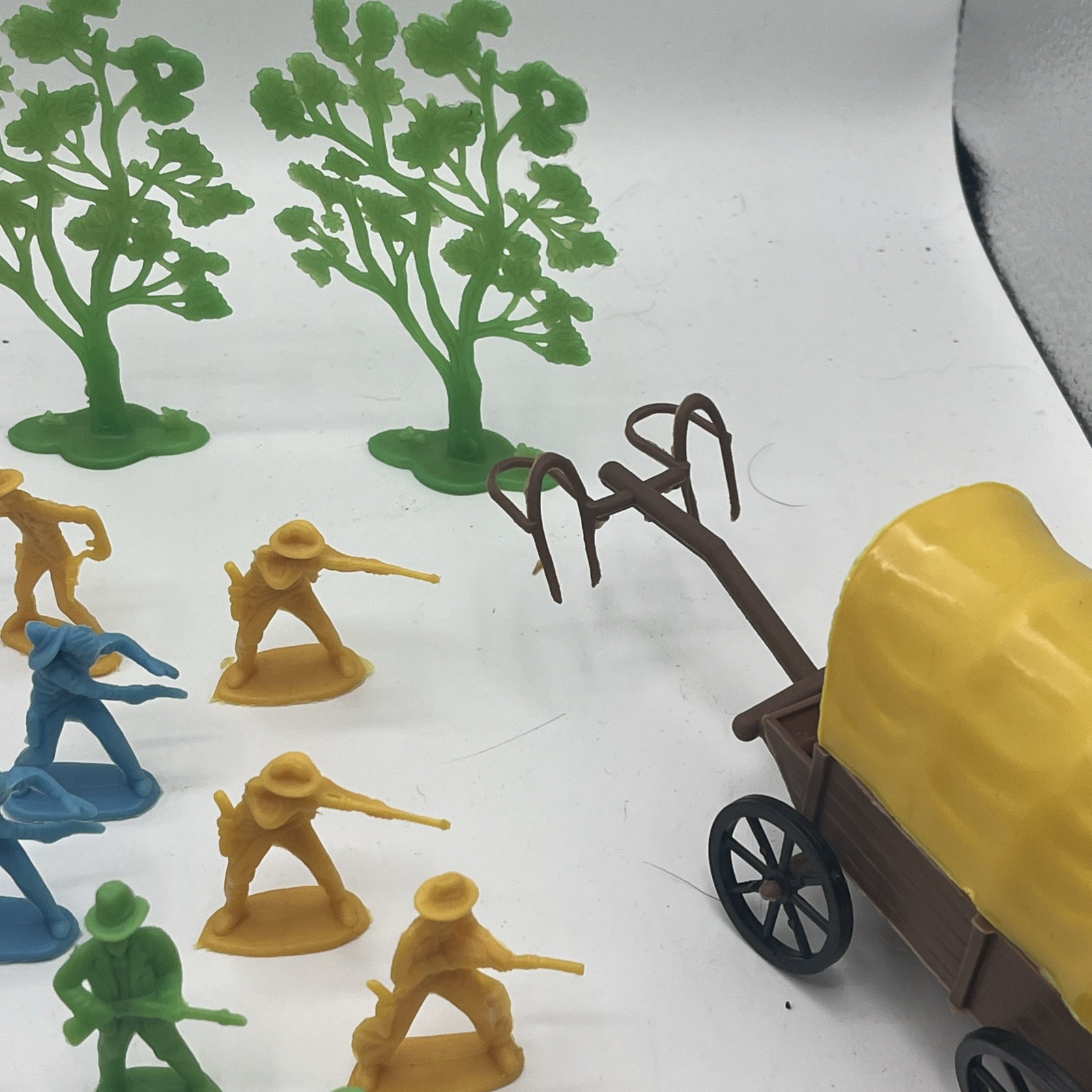 Tim Mee/Marx Vintage Western Cowboys & Indians Native American Toy Figures-55 Pc