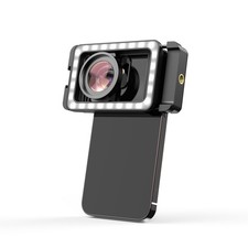 15X Macro Lens for iPhone with LED Fill Light, Samsung, Android Phone, with U...