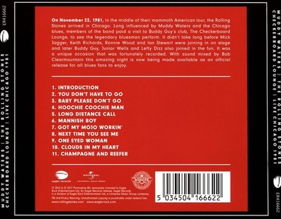 MUDDY WATERS/THE ROLLING STONES - CHECKERBOARD LOUNGE: LIVE CHICAGO 1981 [AUDIO]