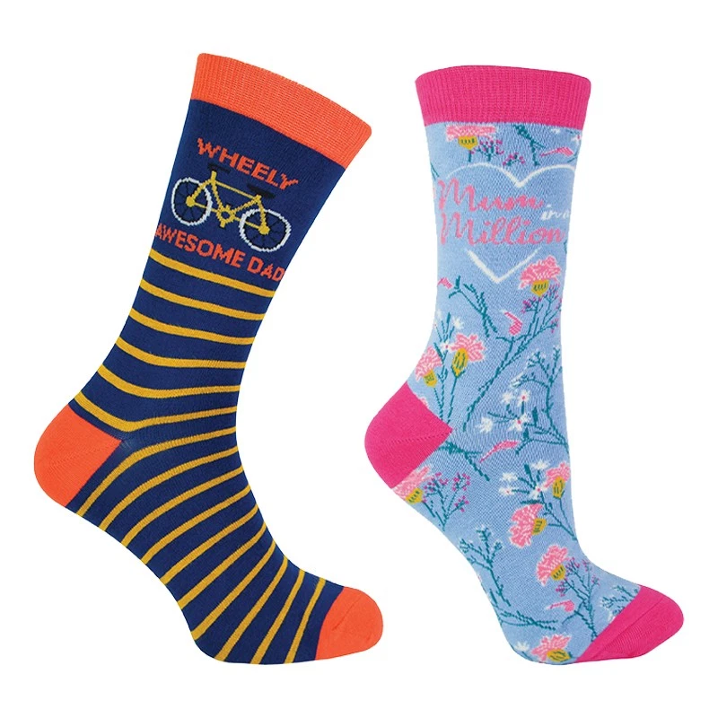 Mens Parent Novelty Socks by Mr Heron Gift Socks Size 7 8 9 10 11 12
