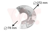 VAN Wezel Spritzblech, Bremsscheibe 5823372 FüR Audi VW