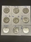New ListingLOT OF 9 MIXED DATE 1965-1970 40% SILVER KENNEDY HALF DOLLARS🔥