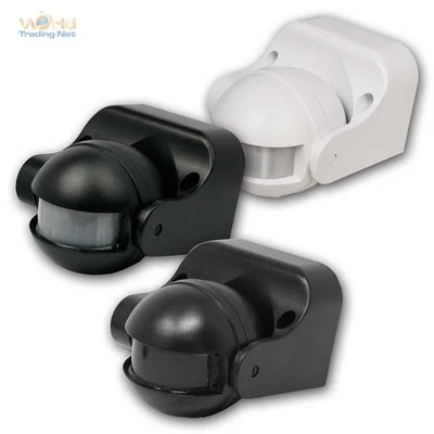 WORLD-TRADING-NET Detector de movimiento de pared infrarrojo para interior/exterior empotrado detector PIR LED adecuado