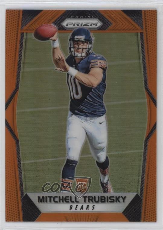 2017 Panini Prizm Rookies Orange Prizm /275 Mitchell Trubisky #209 1i3m
