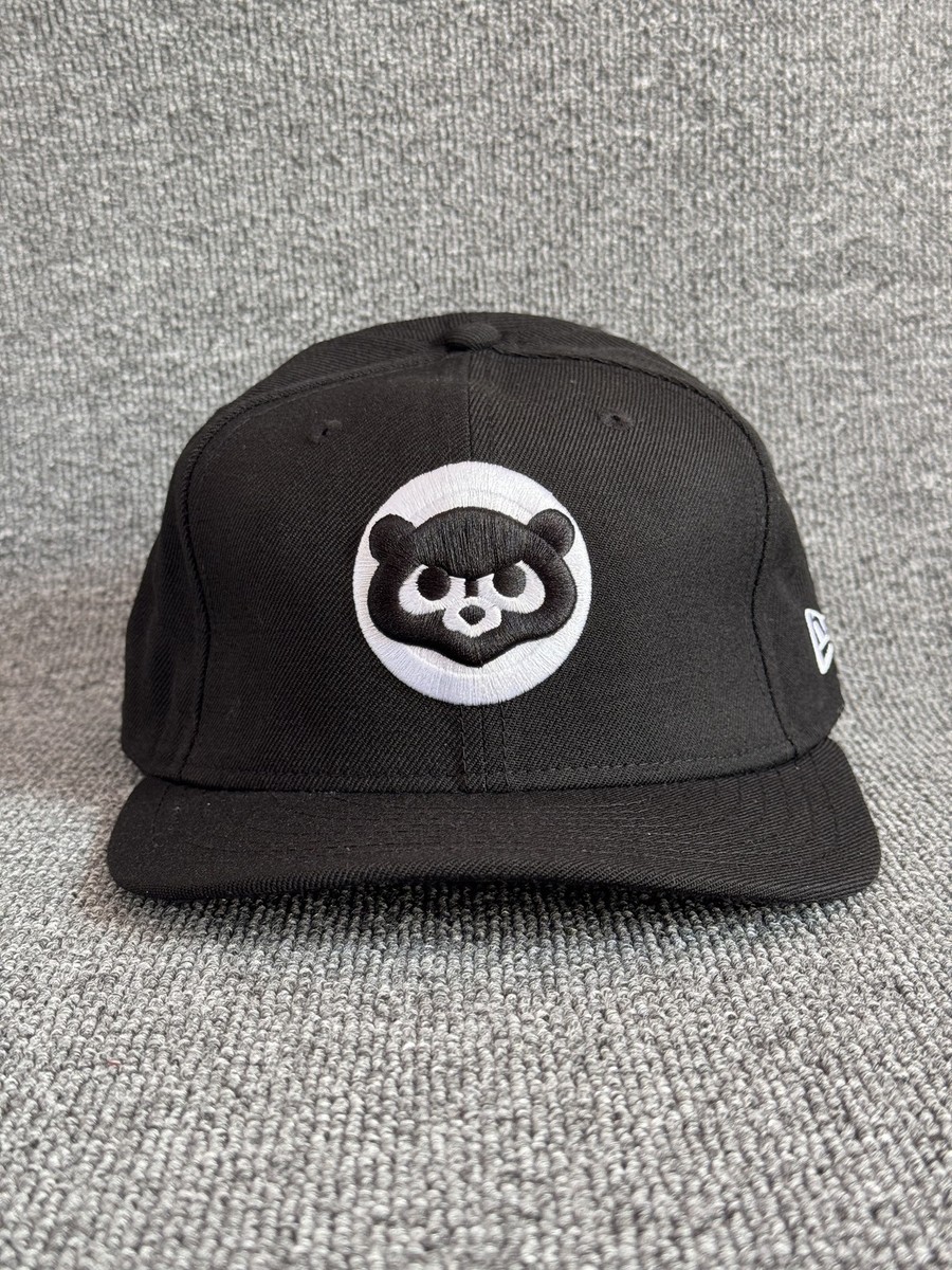 New Era Panda 9FIFTY Snapback Flat Brim Black White One Size Hat