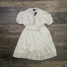 White Dress Forever 21 Plus Woven Women Size 2X