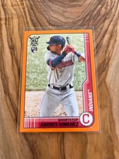 2021 Topps Big League #48 Andres Gimenez Indians Orange RC