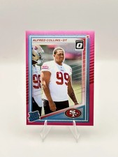 2025 Panini Donruss - Pink Prizm Optic Preview Alfred Collins #355 (RC) 49ers