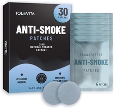 Anti- Smoke Herbal Patches Blue 3 mg Quit Smoking Patches to Help Reduce Cra