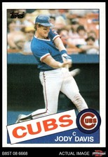 1985 Topps #384 Jody Davis Cubs 8 - NM/MT