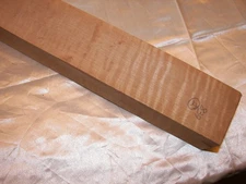 Curly Maple board - 2-1/2" x 2-1/2" x 17", rough finished 4 sides [6078]