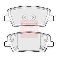 Apec BremsbeläGe Hinten FüR KIA Stinger CK 2017 (R90) Apec PAD2261