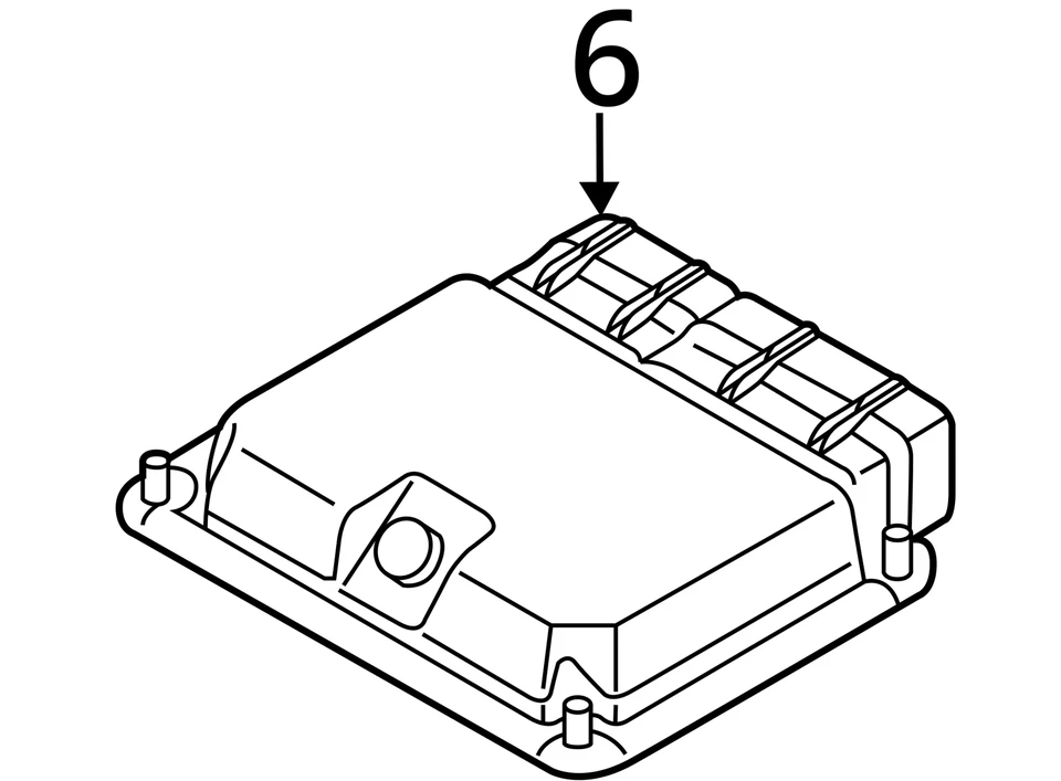 Módulo de control electrónico ECM motor 3,0 L gasolina compatible con 13-15 AUDI A6 3913984 Foto 4 de 4