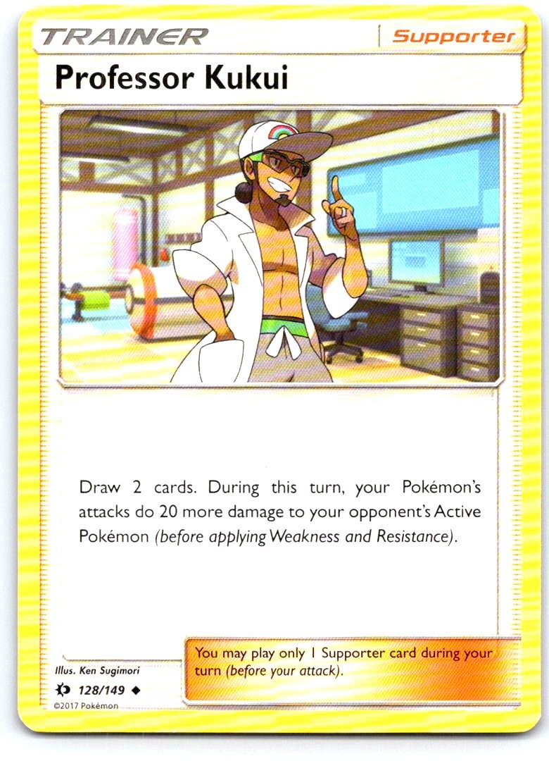 Professor Kukui 128/149 Uncommon SM Base Set Pokemon Near Mint