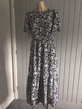 Paris Atelier & Other Stories Ladies Dress UK 10 Scoop Neck 3/4 Slv Excellent