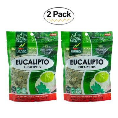 Eucalyptus Herbal Tea EEucalipto  Natural, Dried Eucalyptus Leaves from Peru