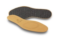 LEATHER pedag Flat Leather Insole with Effective Active Carbon Filter for Odor C