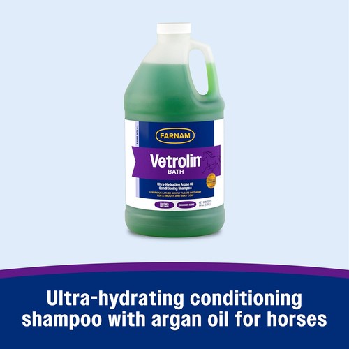 Farnam Vetrolin Bath, Ultra-Hydrating Argan Oil Conditioning Shampoo, Enhances S - Picture 3 of 14