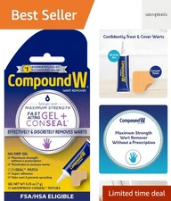 ConSeal Waterproof Patches and Fast Acting Gel: Instant Wart Removal Solution