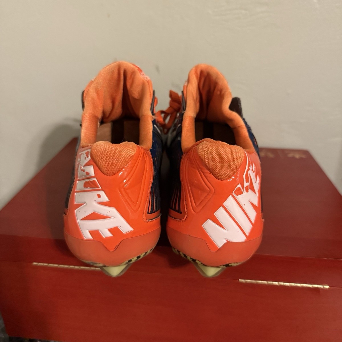 Nike Vapor Carbon Elite 2.0 Fly TD Cleats SZ 10.5 Broncos Auburn