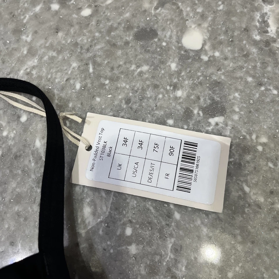 Bravissimo Non-Padded Vest Top Black, 34f - Image 3 of 4