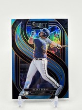 Blake Burke #/199: 2025 Select Baseball -Light Blue Prizm -Brewers #197