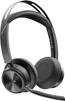 Poly Voyager Focus 2 UC USB-C/A Teams Headset Schwarz Bluetooth USB-C ANC On-Ear