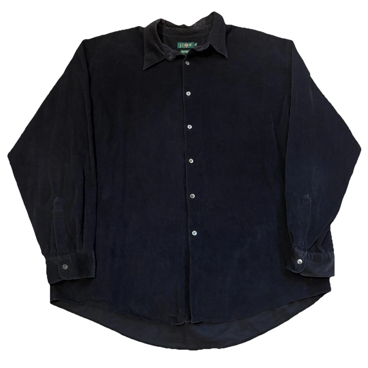 j crew black dress shirt Black Work Shirts
