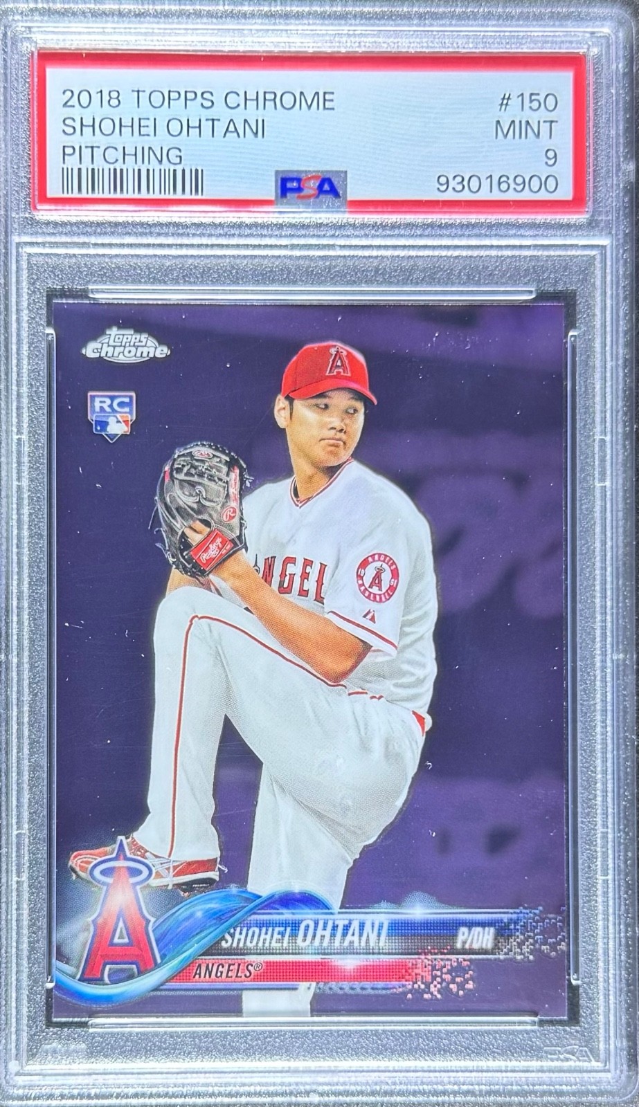2018 Topps Chrome - Shohei Ohtani #150 White Jersey Pitching (RC)