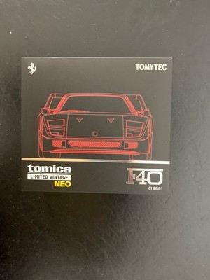 Tomica Limited Vintage Neo LV-N Ferrari F40 1989 Red Minicar | eBay