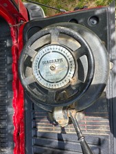 VTG DIAGRAPH BRADLEY STENCIL MACHINE LETTER NUMBER ROTARY PUNCH CUTTER 1/2" INCH