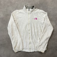 The North Face Fleece Womens XL Full Zip Outdoor Osito Jacket, White